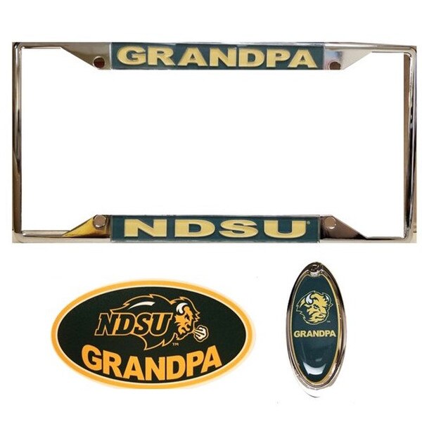 License Plate Frame Bundle Grandpa NDSU Bookstore